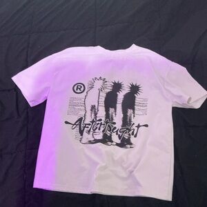 SHEIN White Graphic Short Sleeve Tee